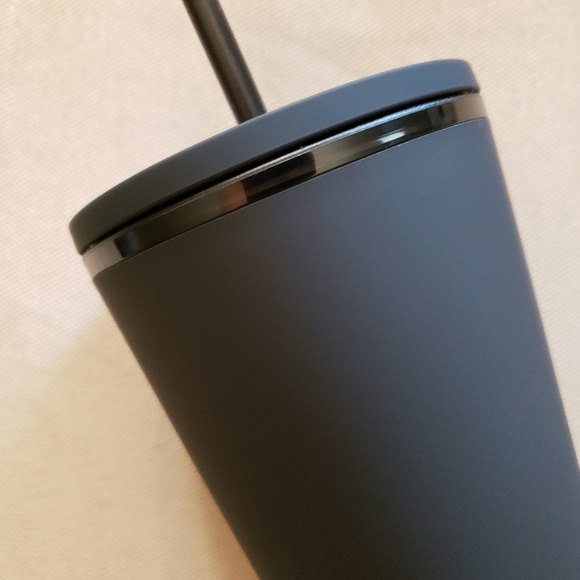 Starbucks Matte Black Cold Cup Tumbler 16oz NEW - Picture 2 of 8